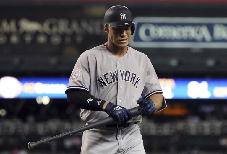 Yankees put Aaron Judge on injured list with hurt hip could be headed back to Tampa for rehab.