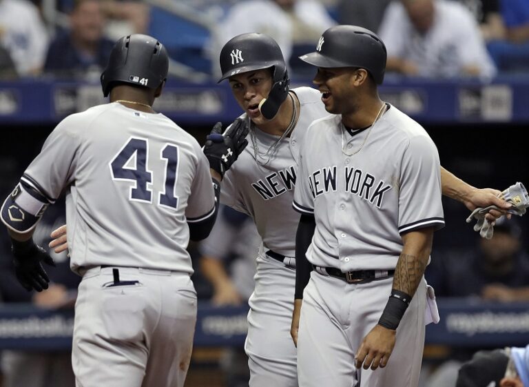 The Yankees shutout the Rays in game one of a weekend series 2-0 at the Trop.