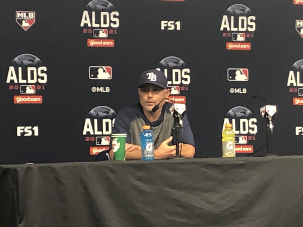 2021 Postseason Rays Manager Kevin Cash Speaks Following Game Two Loss To Red Sox