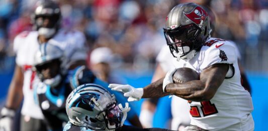 NFL teams Panthers and Buccaneers