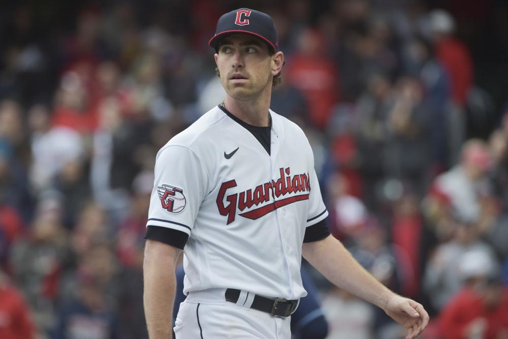 Guardians' Shane Bieber shuts down Rays in wild card opener