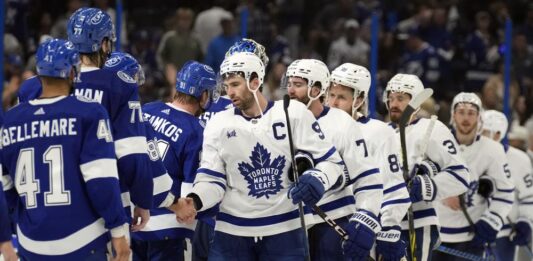 Maple Leafs Defeat And Eliminate Lightning