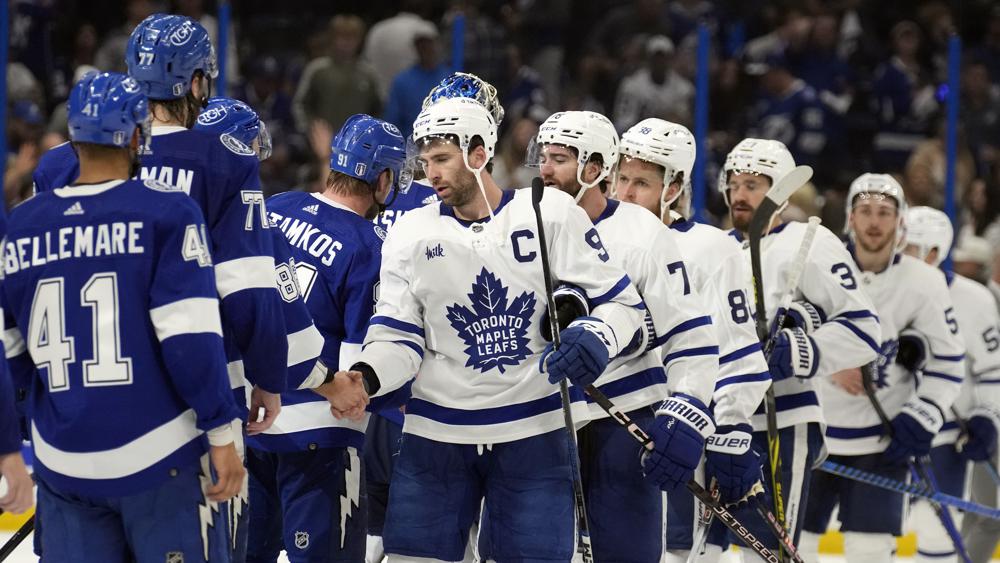 Maple Leafs Defeat And Eliminate Lightning
