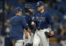Rasmussen Exits In Rays 5-0 Loss To Astros