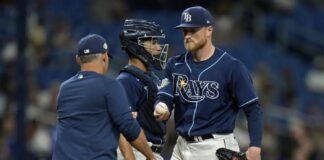 Rasmussen Exits In Rays 5-0 Loss To Astros