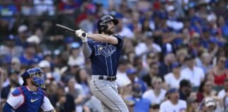 Brandon Lowe Homers To Draw Rays Even With Cubs In 4-3 Rays Win