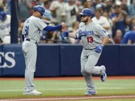 Muncy Homers As Dodgers Defeat Rays 6-5