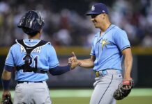Robert Stephenson Gets Rays Out Of Jam In 9th As Rays Take 2 of 3 from Diamondback
