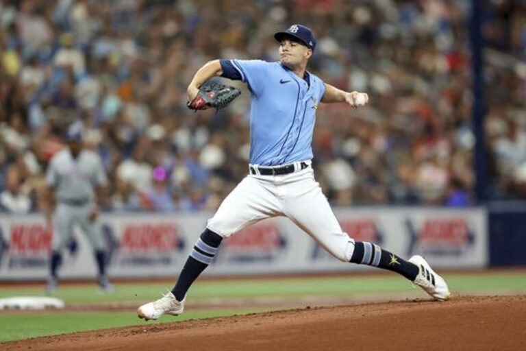 Shane McClanahan Records 10th Win, Rays Defeat Texas 7-3