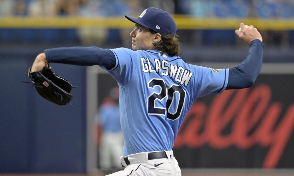 Tyler Glasnow pitches 5 innings in playoff tuneup and Rays beat Red Sox 5-0