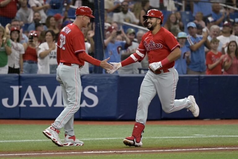 Schwarber, Turner lift Phillies to 3-1 win, send Rays to season-high 5th loss in row