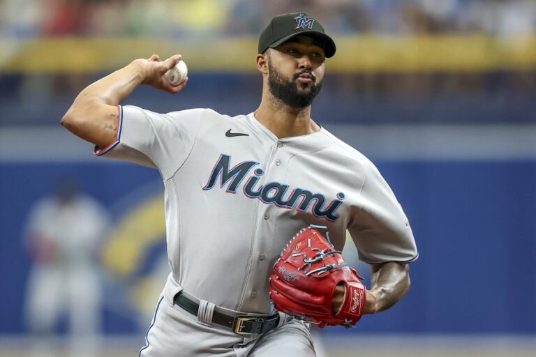 Sandy Alcántara throws his 2nd complete game this season, Marlins beat Rays 7-1