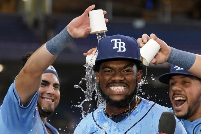 Osleivis Basabe’s first major league homer is a grand slam as the Rays beat the Rockies 12-4