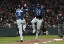 Bethancourt Launches Homer Rays Rout Giants