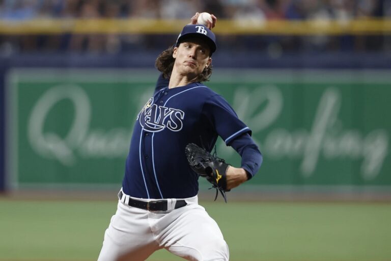 Glasnow takes no-hitter into sixth inning as Rays limited Yankees to two hits in 3-0 victory