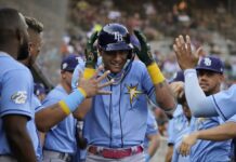 Jose Siri Homers and Drives in Three as Rays Route Tigers 8-0