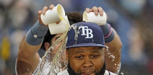 Margot Rays Celebrate Defeat of Angels