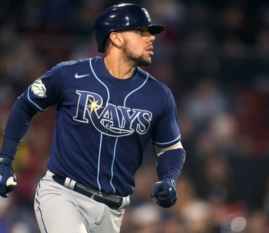 Rene Pinto Homers in Rays Win Over Red Sox