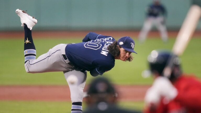 Tyler Glasnow pitches 5 innings in playoff tuneup and Rays beat Red Sox 5-0