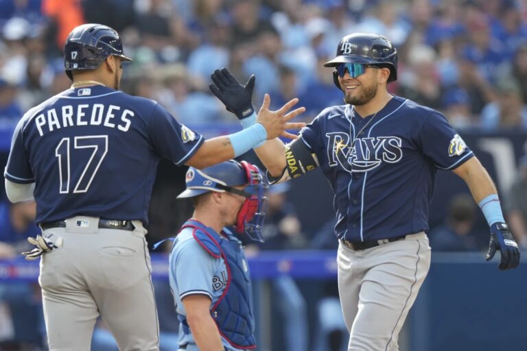 Aranda Slam Rays Defeat Blue Jays