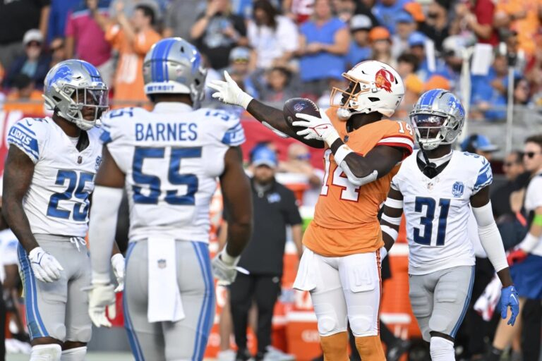 Buccaneers lose to Lions in important NFC matchup