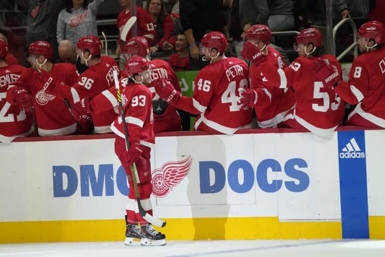 red wings beat lightning