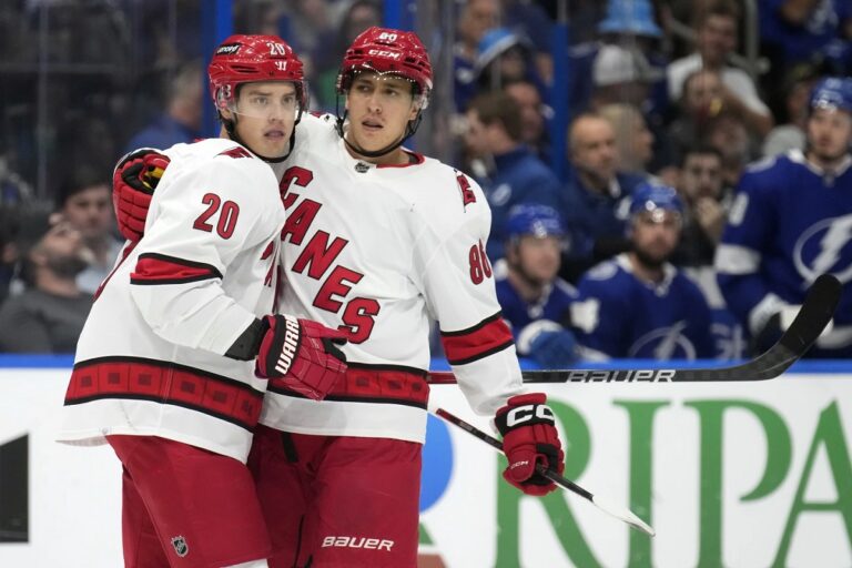 Hurricanes Shutout Lightning 4-0