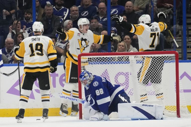 Lightning Fall To Penguins 4-2