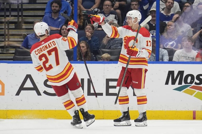 Flames Defeat Lightning 6-3