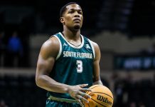 USF GUARD CHRIS YOUNGBLOOD - USF - SPORTS INFORMATION DEPARTMENT