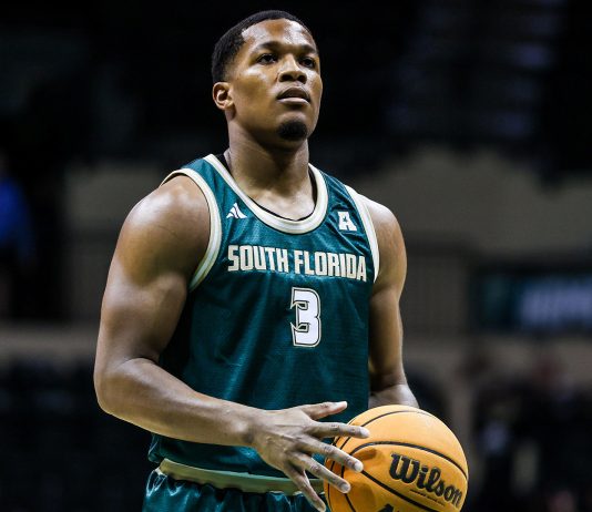 USF GUARD CHRIS YOUNGBLOOD - USF - SPORTS INFORMATION DEPARTMENT