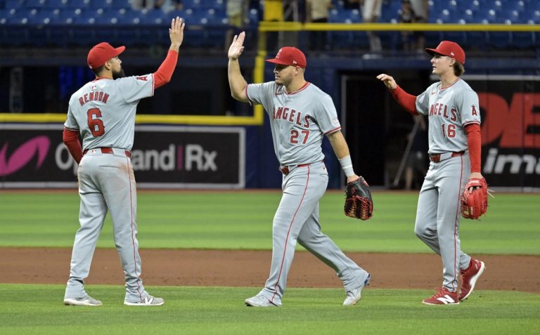 Angels Score Two In Ninth To Defeat Rays