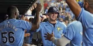 Mead Homers In Rays 7-5 Win Over Tigers