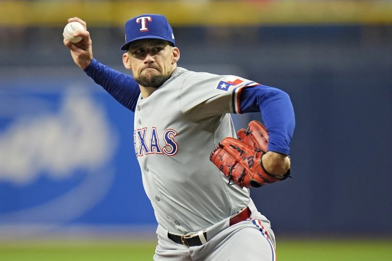 Eovaldi strikes out 8 in 7 shutout innings, Seager homers and Rangers beat Rays 4-1