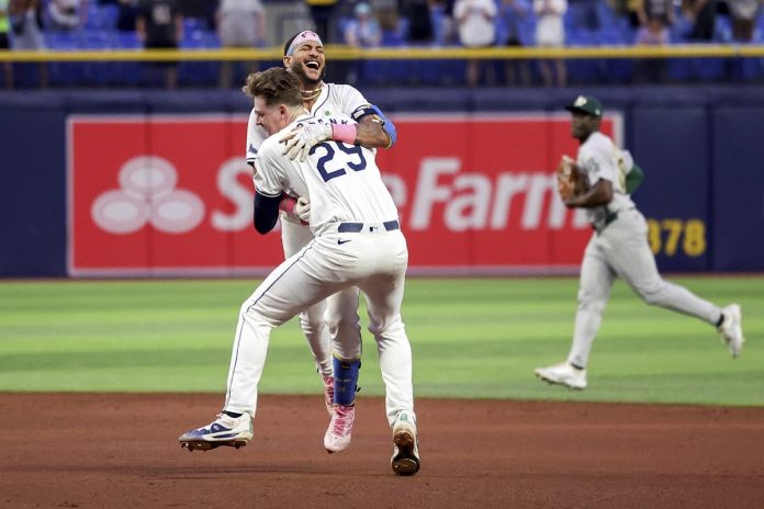 Jose Siri Celebrates Walkoff In Ninth As Rays Win