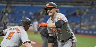 Henderson Homers On First Pitch As Orioles Sweep Rays
