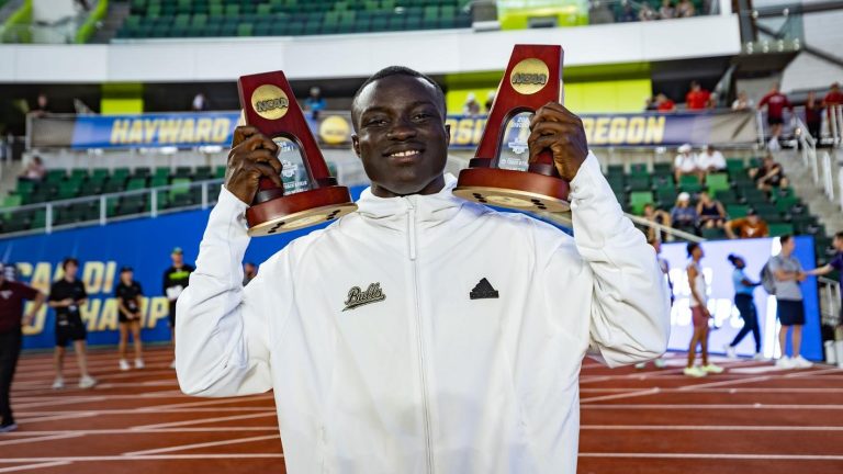 USF Track and Field’s Abdul-Rasheed Saminu Meets Olympic Qualifying Standard Time in Third Place 200m Finish; Takes Fifth in 100m Dash