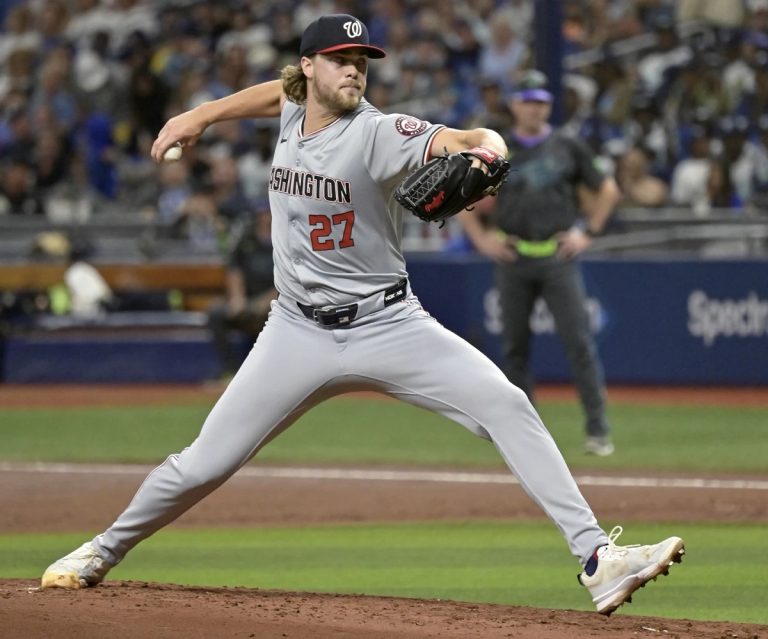 Jake Irvin Stymies Rays As Natinals Defeat Tampa Bay 8-1