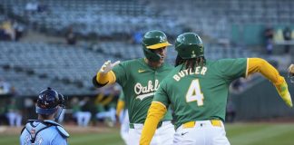 Bleday Homers In Athletics Win Over Rays