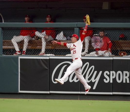 Nootbar Terrific Catch In Cardinals Win Over Rays