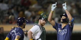 Siri Delivers As Rays Beat Athletics