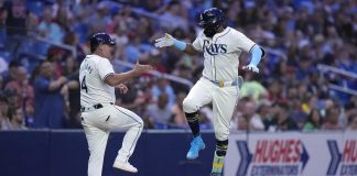 Caminero Homers In Rays Win Over Red Sox