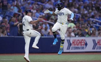 Caminero Homers In Rays Win Over Red Sox