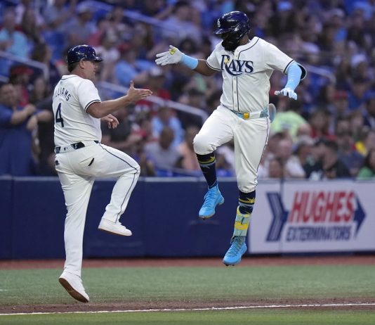 Caminero Homers In Rays Win Over Red Sox