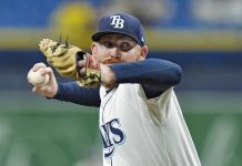 Littell allows 1 hit in 7 innings and Rays beat Red Sox 2-0