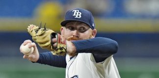 Littell allows 1 hit in 7 innings and Rays beat Red Sox 2-0