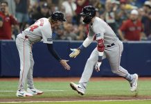 Trevor Story Homers Red Sox Defeat Rays 2-1