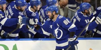 Kucherov scores with 55 seconds to play as Lighting rallies for 4-3 wiver Vegas