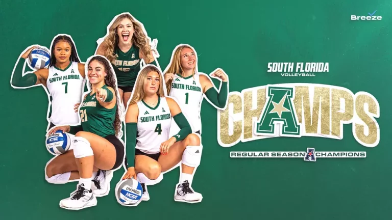 USF Volleyball Captures 2024 AAC Regular Season Title. Now, the conference tournament is on Nov. 22