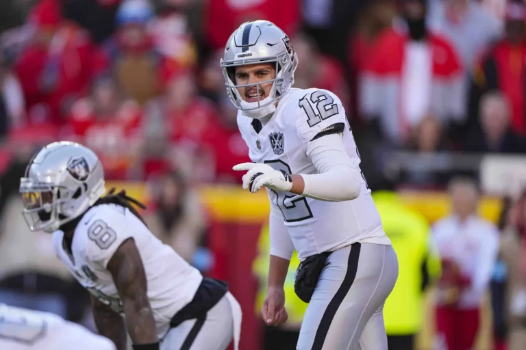 The Raiders new starting QB Aidan O’Connell wants to show he deserves the job fulltime today vs. the Bucs